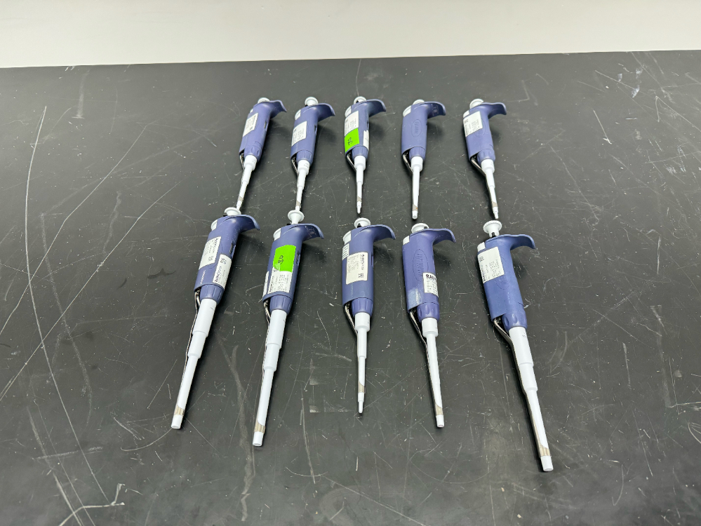 Image of Rainin Pipet-Lite Single Channel Pipettes - Quantity 10
